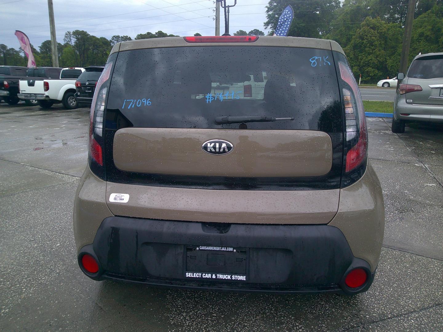 2015 BROWN KIA SOUL BASE (KNDJN2A21F7) , located at 10405 Abercorn Street, Savannah, GA, 31419, (912) 921-8965, 31.988262, -81.131760 - Photo#3